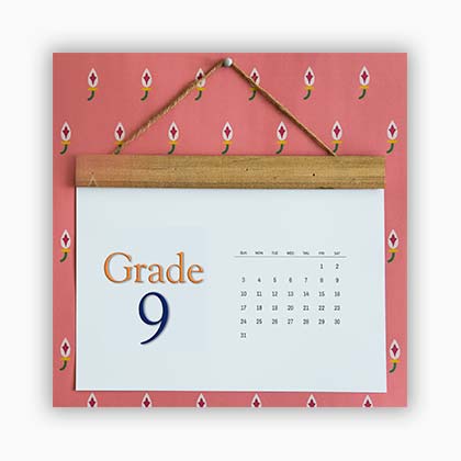 School Calendar Grade 9