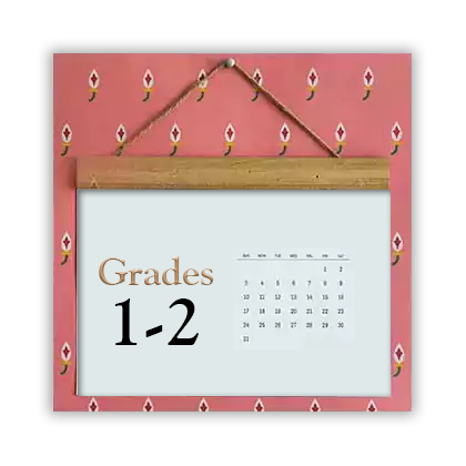 School Calendar Grades 1-2