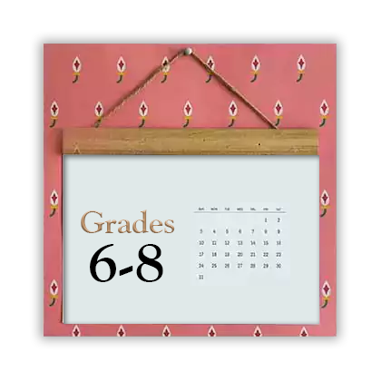 School Calendar Grades 6-8