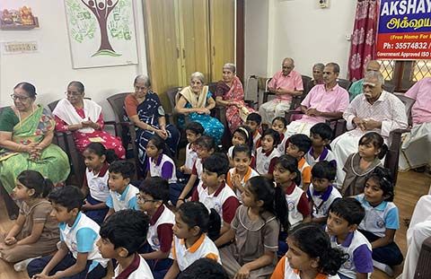 Grade 2 Visit to an Old Age Home- 8